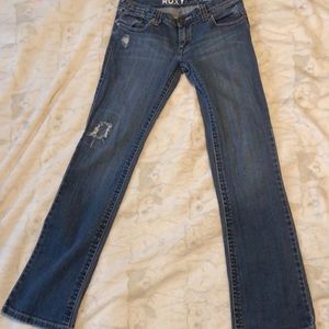 roxy low-waisted jeans